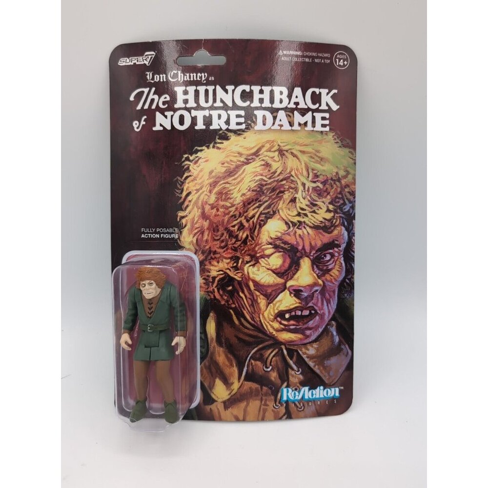 Universal Monsters The Hunchback of Notre Dame 3 3/4" Reaction Figure Super7 New